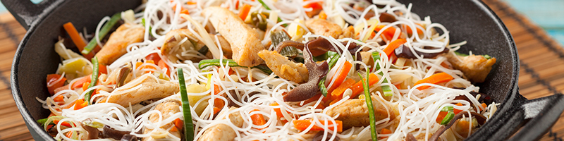 Wok mihoen